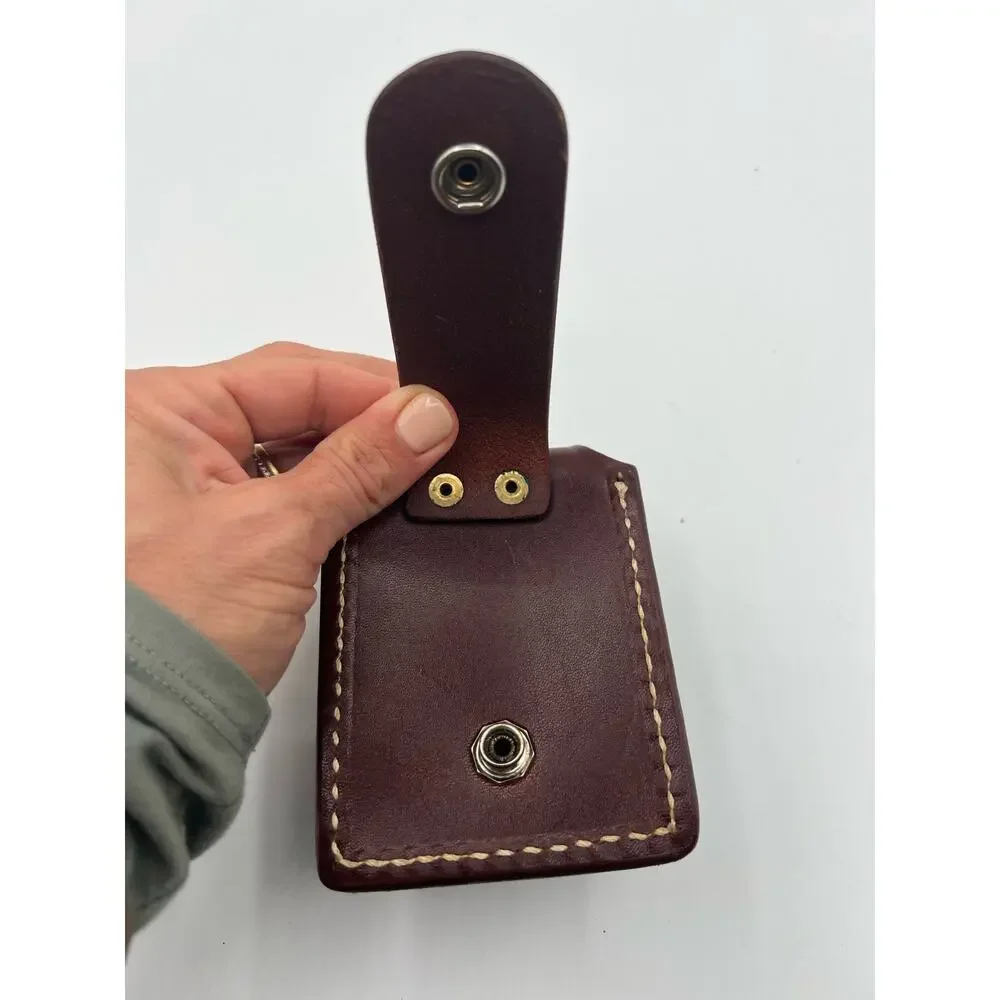 Vintage Leather Optik Magnifying‎ Glass Holder Fitted To Your Belt